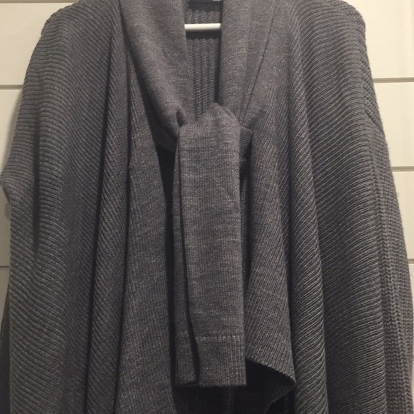 Cozy Draping Sweater with Scarf - Picture 5 of 5